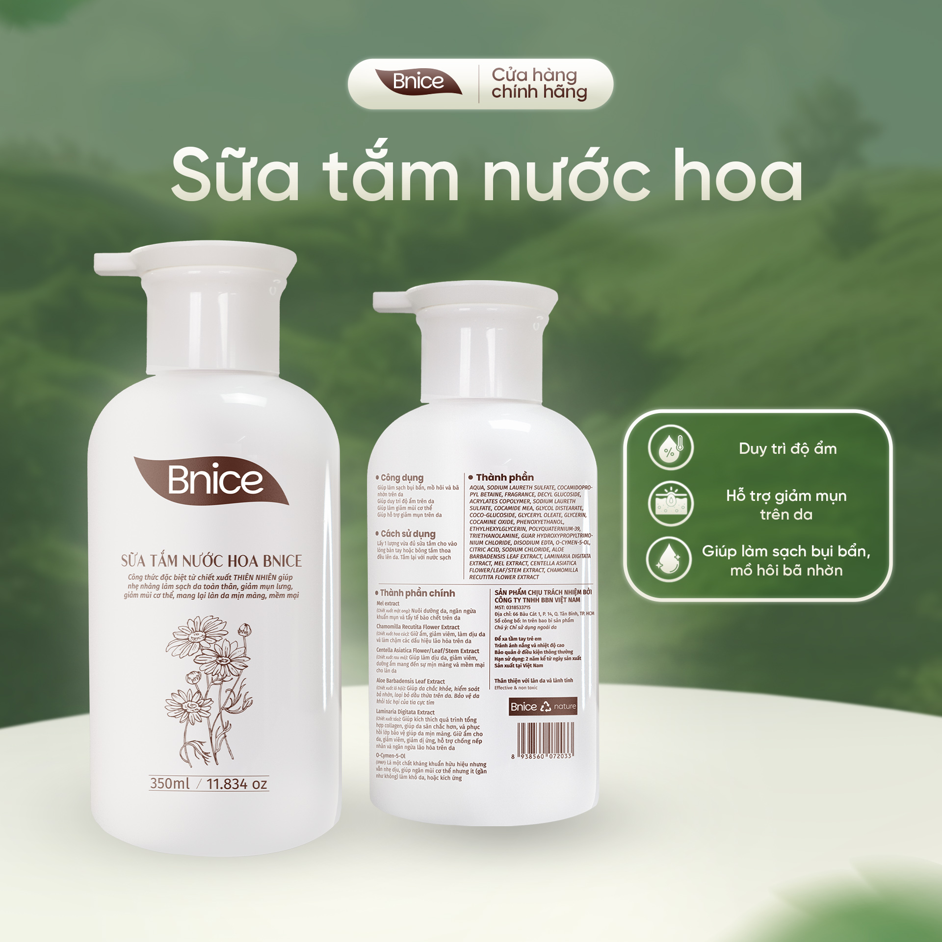 sữa tắm bnice
