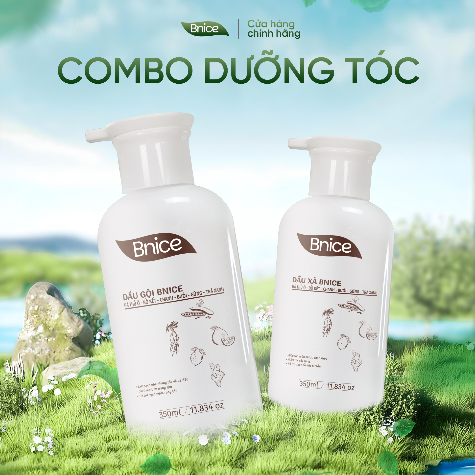 Combo BNICE</br>Dầu Gội & Dầu Xả