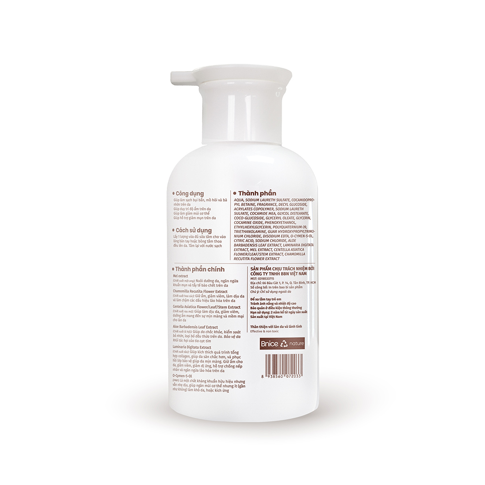 Sữa tắm nước hoa bnice 350ml