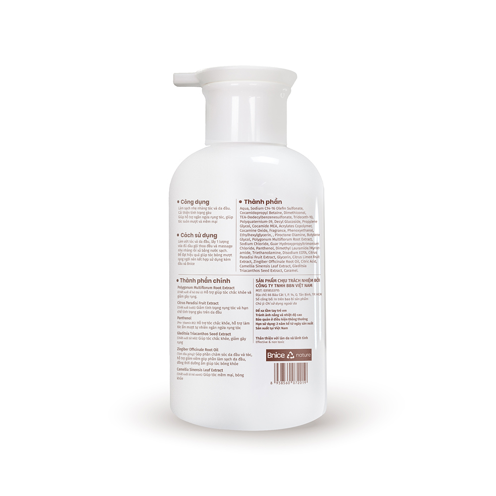 Dầu gội bnice 350ml